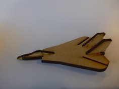 Lazer kesim Mini F14 Tomcat Savaş Uçağı DXF Dosyası