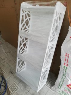 Dekoratif Kitaplık Rafı Lazer Kesim Ücretsiz Vektör