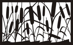 30 X 48 John Cattails Plazma Metal Sanatı DXF Dosyası