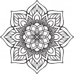 Mandala Hint Ücretsiz Vektör