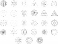Kutsal Geometri Ücretsiz Vektör