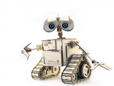 WALL-E Lazer Kesim Ücretsiz Vektör