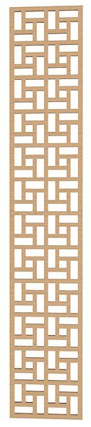 Kafes Geometrik Desen DXF Dosyası