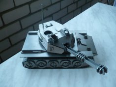 Tank 3D Puzzle DXF Dosyası