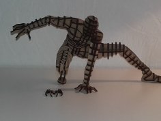 Örümcek Adam 3D Puzzle Desen DXF Dosyası