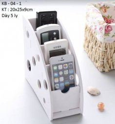 Telefon Uzaktan Kumanda Organizer Tutucu DXF Dosyası