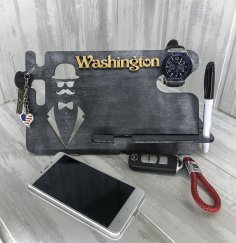 Lazer Kesim iPhone Saat Şarj Yuvası 6mm Ücretsiz Vektör