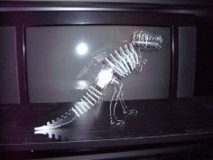 Trex 3D Puzzle DXF Dosyası