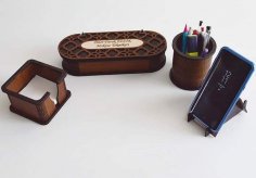 Masa Düzenleyici Seti 3 Mm DXF Dosyası