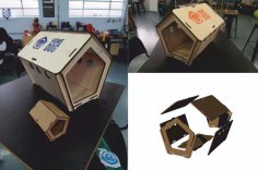 Lazer Kesim Köpek Kulübesi DXF Dosyası