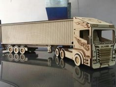 Lazer Kesim Scania R580 Kamyon Ücretsiz Vektör