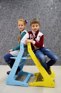 Lazer Kesim Çocuk Taburesi Sandalye Ücretsiz Vektör
