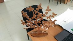 Ağaç 3D Standı DXF Dosyası