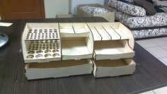 Lazer Kesim Organizer Ücretsiz Vektör