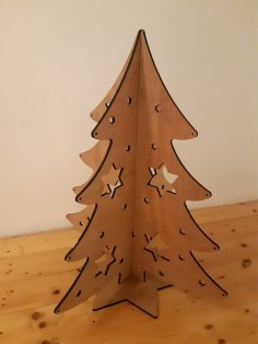 Noel Ağacı 3mm DXF Dosyası