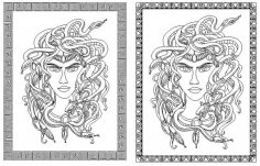 Medusa DXF Dosyası