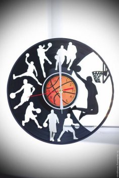 Basketbol Saati DXF Dosyası