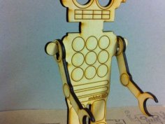 Lazer Kesim Robot Ücretsiz Vektör