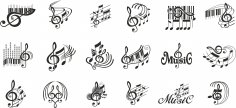 Nota Müzik Vektör Ücretsiz Vektör