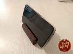 Lazer Kesim Telefon Standı Şablonu Ücretsiz Vektör