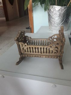 Bebek Beşiği, Sallanan Kundak Şablonu DXF Dosyası