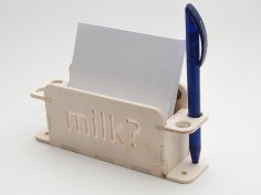 Kalem ve Kart Notları Tutucu DXF Dosyası