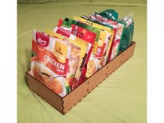 Lazer Kesim Yemek Torbaları Düzenleyici DXF Dosyası