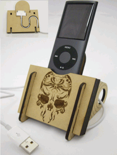 Lazer Kesim iPod Yuvası DXF Dosyası