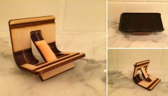 Lazer Kesim Taşınabilir Telefon Standı DXF Dosyası