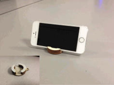 Lazer Kesim Akıllı Telefon Standı Şablonu Ücretsiz Vektör