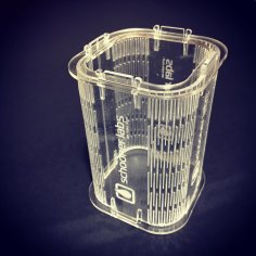 Lazer Kesim Akrilik Kalemlik 3mm DXF Dosyası