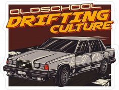 Drift Kulübü Etiketi Ücretsiz Vektör
