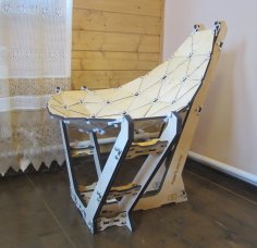 Lazer Kesim Şezlong Kesim Dosyaları DXF Dosyası