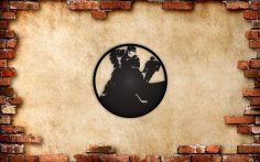 CNC Lazer Kesim için Vektör Düzeni Saat Ücretsiz Vektör