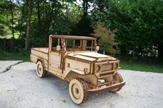 Lazer Kesim Toyota Land Cruiser bj-44 Ücretsiz Vektör