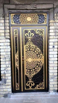 Dekoratif Kapı Tasarımı DXF Dosyası