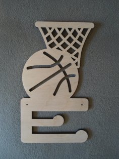 Lazer Kesim Madalya Askısı Basketbolcular için Kontraplak 6 8mm Ücretsiz Vektör