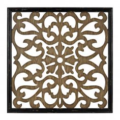 Lazer Kesim Dekoratif Panel Desen SVG Dosyası