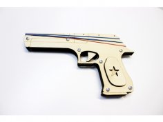 CNC Lastik Bantlı Tabanca DXF Dosyası