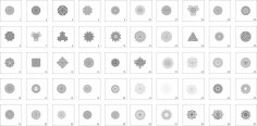 Mandala Sanatı Paketi Ücretsiz Vektör