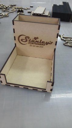 Lazer Kesim Kalem Kağıt Tutucu 3mm DXF Dosyası