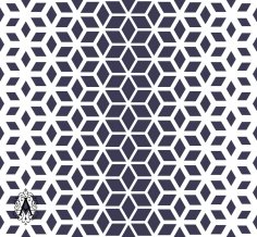 Dekoratif Kusursuz Geometrik Desen Arkaplan DXF Dosyası