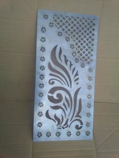 Dekoratif Desen Ayırıcı Lazer Kesim CNC Desen DXF Dosyası