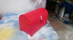 Hazine Sandığı Lazer Kesim CNC Planları DXF Dosyası
