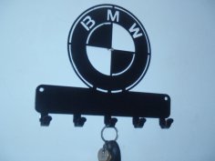 BMW Duvar Askısı Plazma CNC Lazer Kesim Şablonu Ücretsiz Vektör