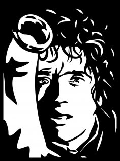 Frodo Baggins Şablon Vektör Çizimi Ücretsiz Vektör