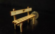 Lazer Kesim Küçük Bank 3mm Kontraplak DXF Dosyası