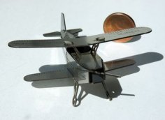 Lazer Kesim Ahşap Uçak Oyuncak Seti DXF Dosyası