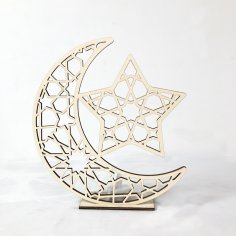 Lazer Kesim Ramazan Dekorasyonları Ahşap Süsler DXF Dosyası