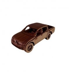 Lazer Kesim Mitsubishi L200 Triton 3D Puzzle Ahşap Model Ücretsiz Vektör